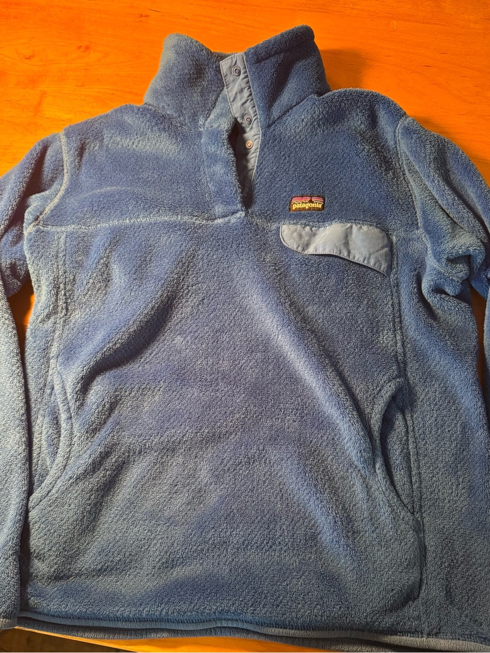 Patagonia Women’s Royal Blue Zip-Neck Fleece Pullover
